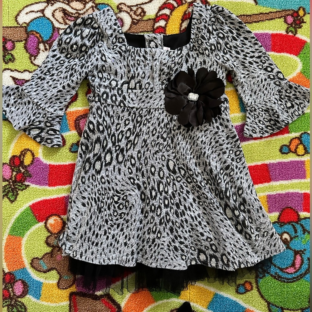 Toddler girls 👧 leopard 🐆 print dress.